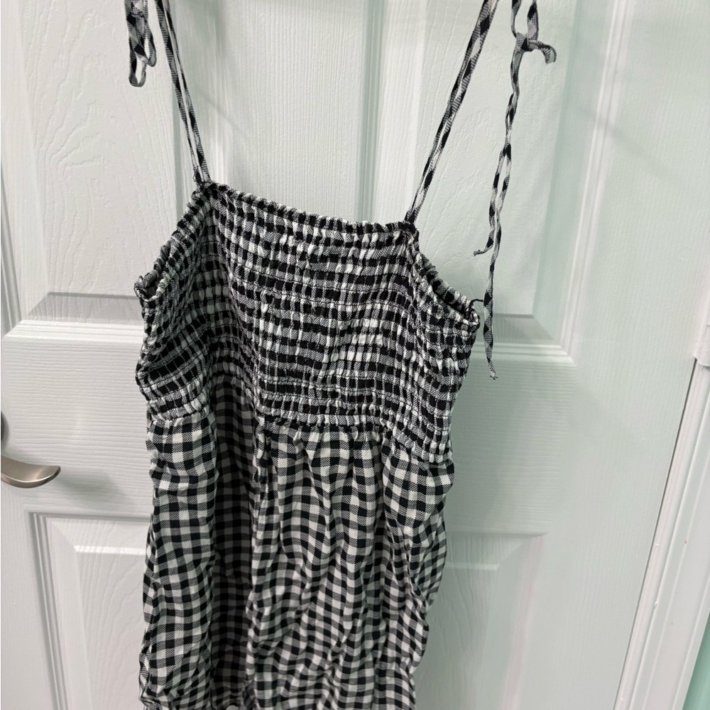 Urban Outfitters Black and White Gingham Dress